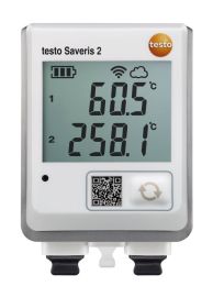 testo Saveris 2-T3 - Funk-Datenlogger mit Display und 2 Anschlüssen für