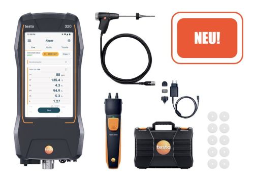 Abgasmessgerät - Allrounder-Set testo 320 NG Abgasmessgerät - Allrounder-Set testo 320 NG