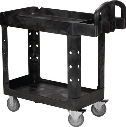 Etagenwagen L990xB450xH850mm Gesamt-Trgf.226kg 2 Etagen RUBBERMAID