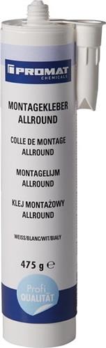 Montagekleber Allround weiß 475g Kartusche