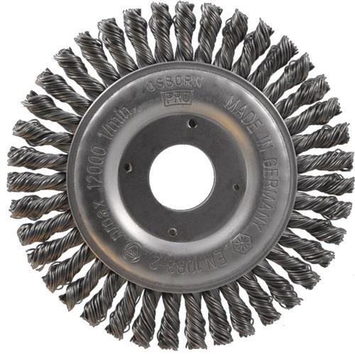 Pipelinebürste D.125mm Drahtstärke 0,5mm Stahldraht 6mm 12500min-¹ OSBORN Pipelinebürste D.125mm Drahtstärke 0,5mm Stahldraht 6mm 12500min-¹ OSBORN