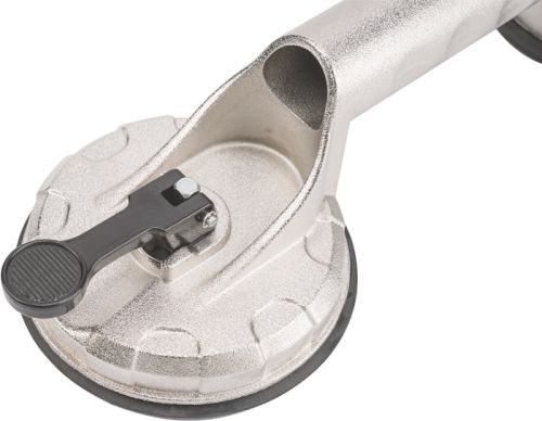 Saugheber Tragfähigkeit 80 kg Kopf-D. 118 mm 2 Alu Köpfe Saugheber Tragfähigkeit 80 kg Kopf-D. 118 mm 2 Alu Köpfe