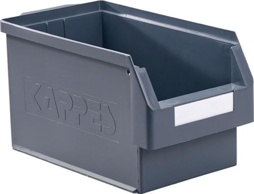 Sichtlagerkasten L350xB200xH200mm PE grau Sichtlagerkasten L350xB200xH200mm PE grau