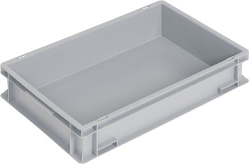 Transportstapelbehälter grau L600xB400xH120mm Transportstapelbehälter grau L600xB400xH120mm