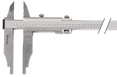 Werkstattmessschieber DIN862 1000mm m.Spitzen Schnabel-L.150mm Werkstattmessschieber DIN862 1000mm m.Spitzen Schnabel-L.150mm