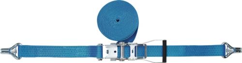 Zurrgurt DIN 12195-2 L.10m B.50mm m.Ratsche+Spitzh.m.Sicherung LC U 5000 daN Zurrgurt DIN 12195-2 L.10m B.50mm m.Ratsche+Spitzh.m.Sicherung LC U 5000 daN